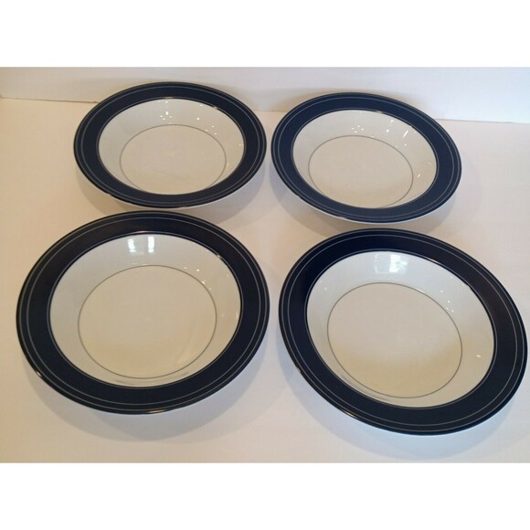 SET OF 4 - Dansk Legato 8.75" Soup/Cereal Bowls Niels Refsgaard Design Thailand - Picture 1 of 11